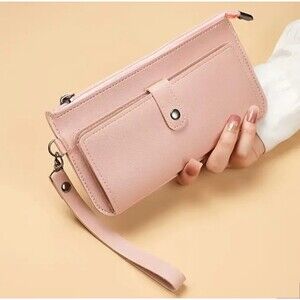 Women's Pink Wristlet Wallet